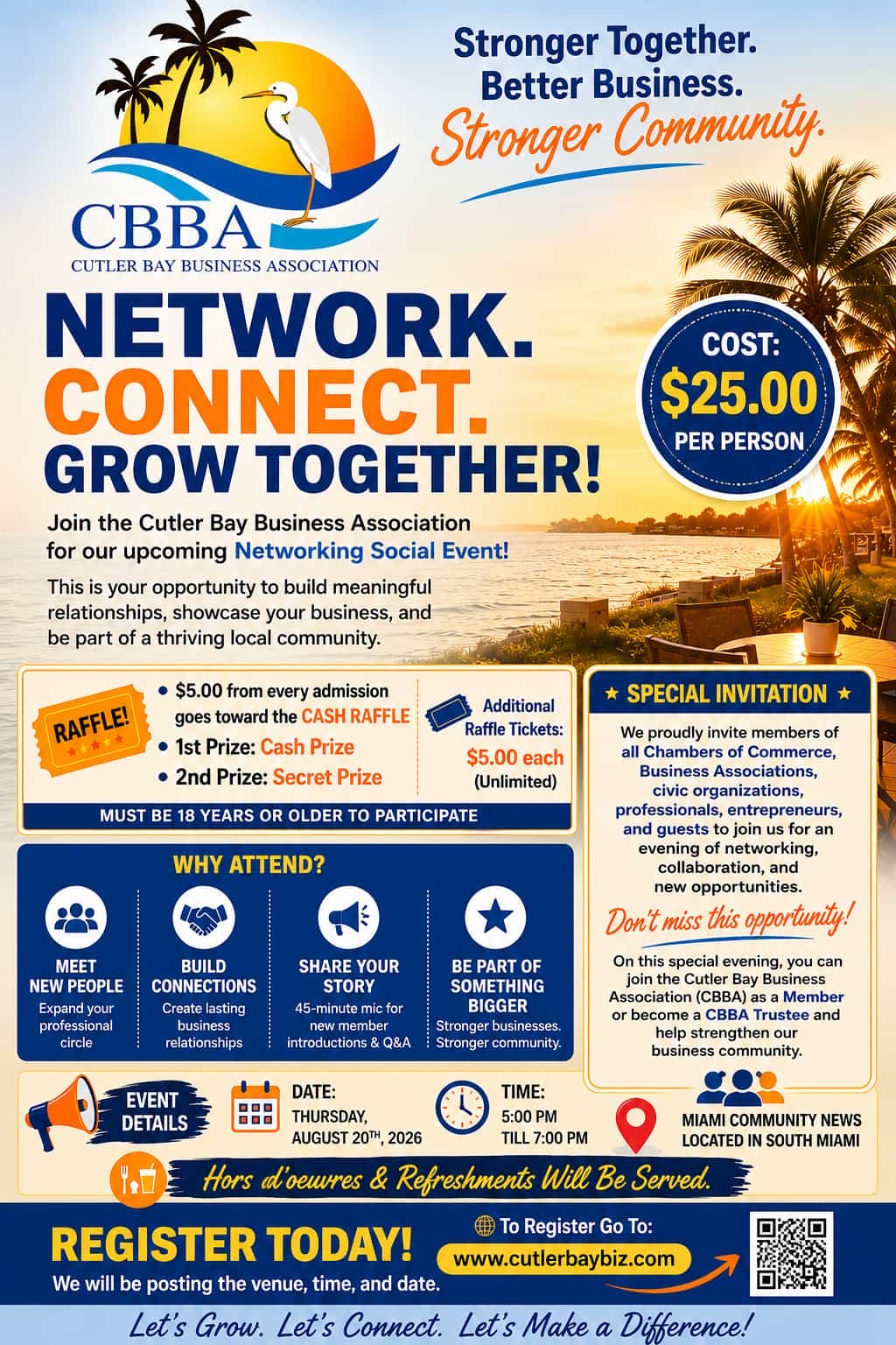 Network Event for CBBA – August 20, 2026